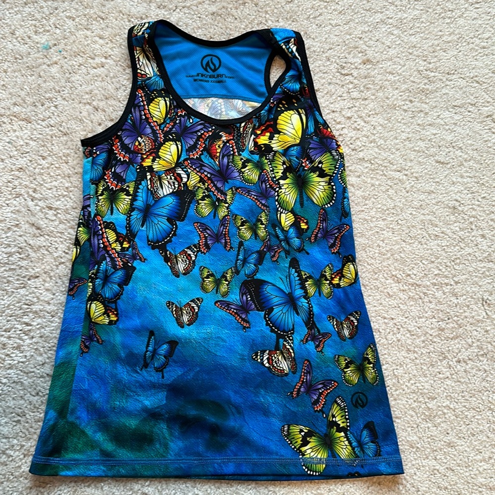 EUC INKNBURN Butterfly tank XXS